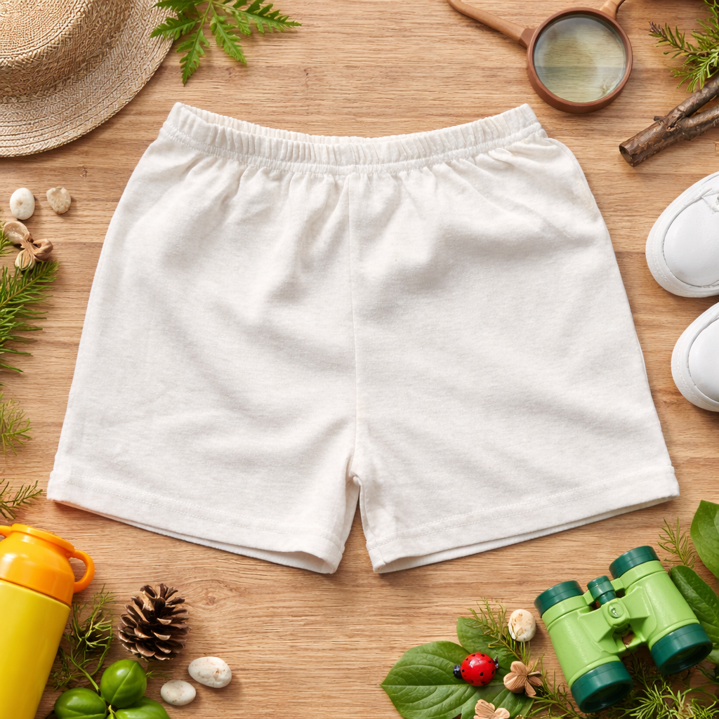 Oatmeal Shorts Casual Play Add-on Lounge Set