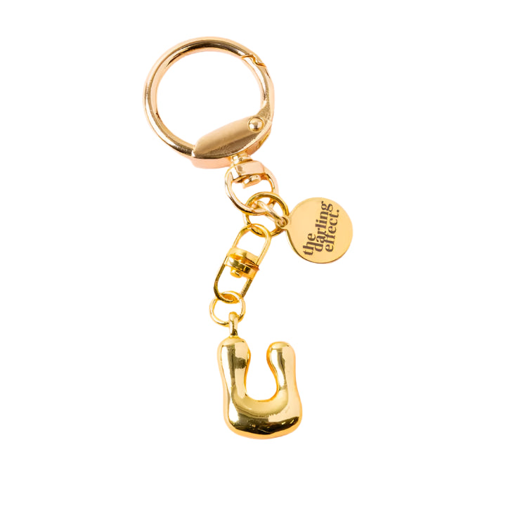 Bubble Letter Keychain Bag Charm