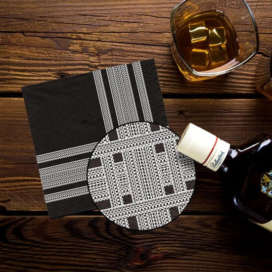 Fuckity Stripe Illusion Cocktail Napkins
