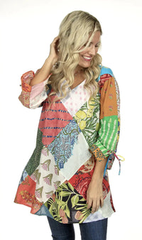 Tunic Cotton Patchwork Top