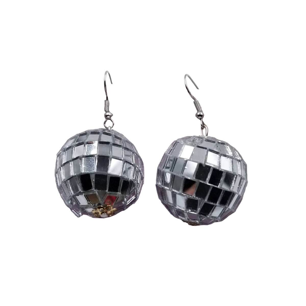 Large Disco Ball Earrings