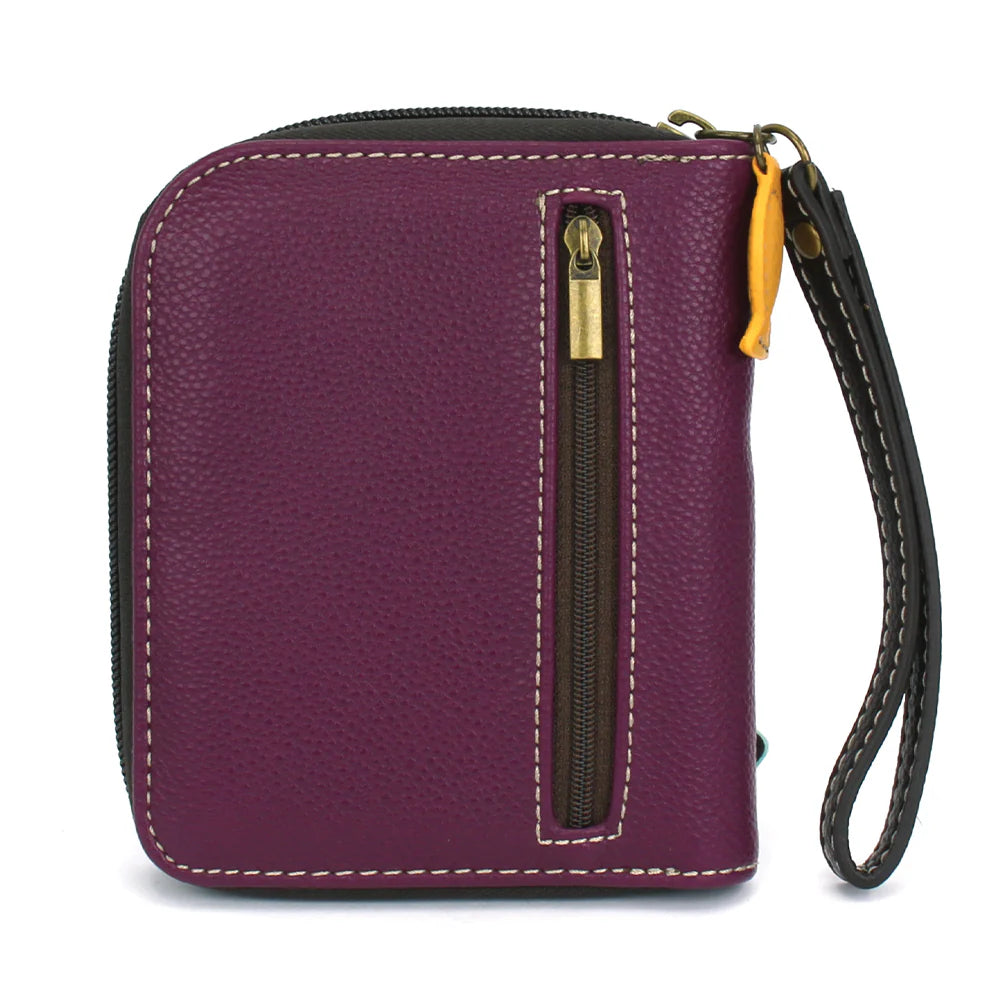 Zip-Around Wallet Gray Tabby Cat