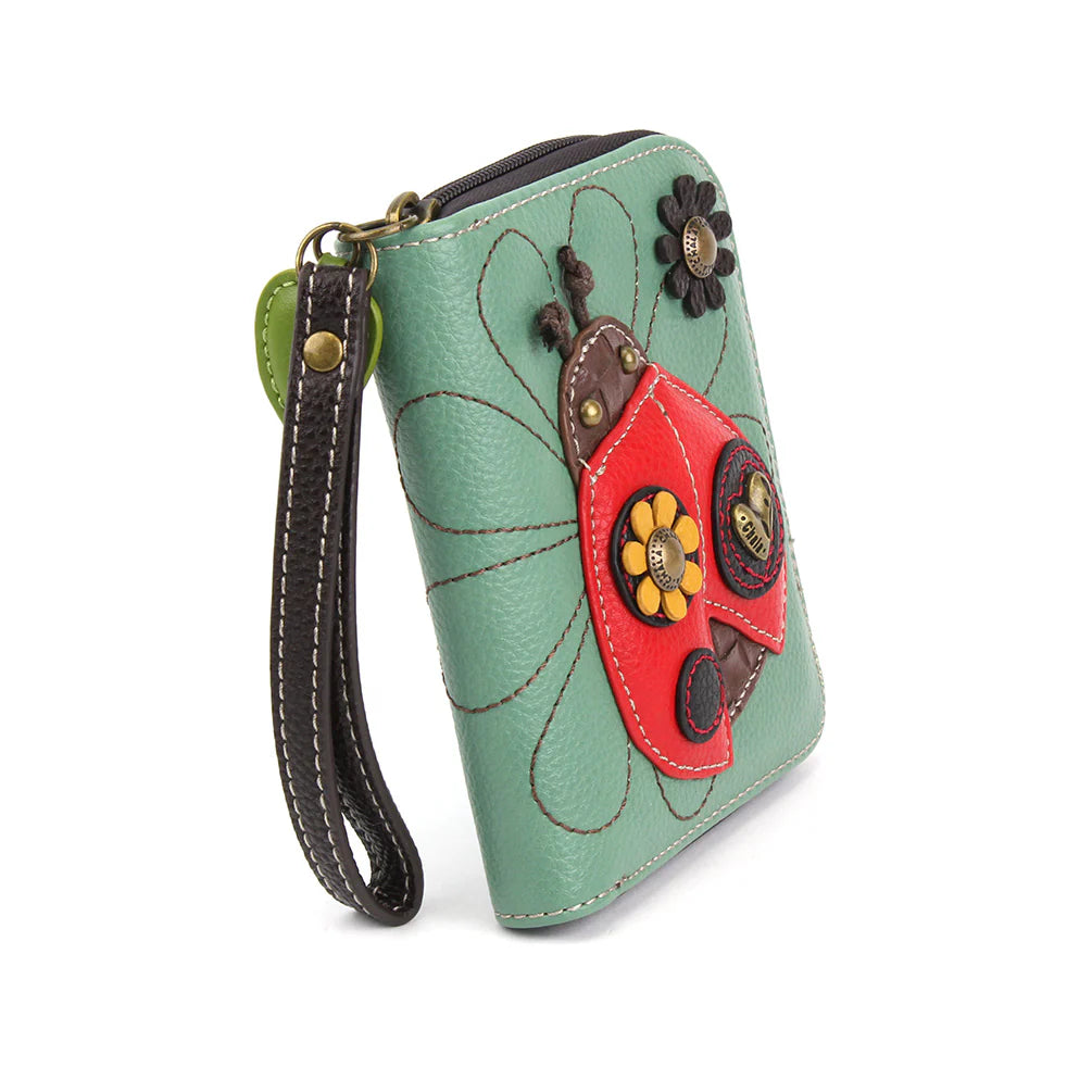 Zip-Around Wallet Ladybug