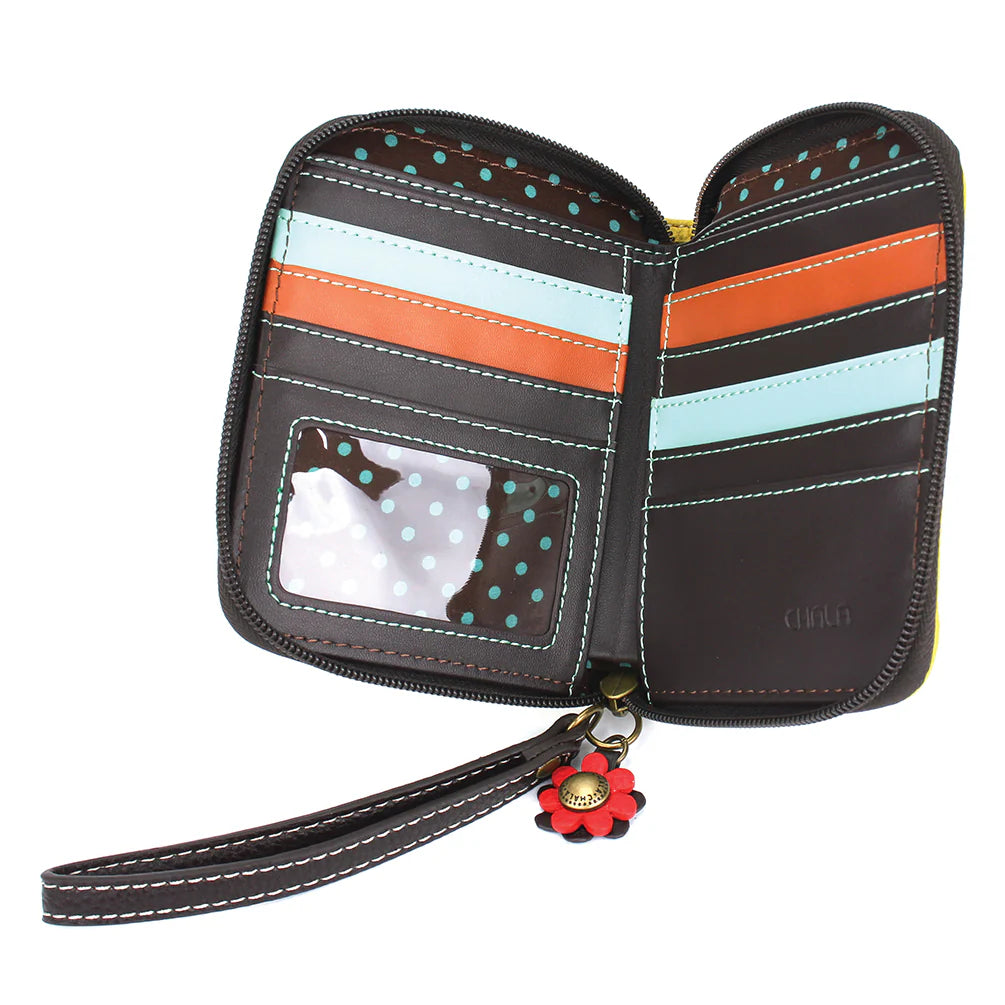 Zip-Around Wallet Monarch Butterfly