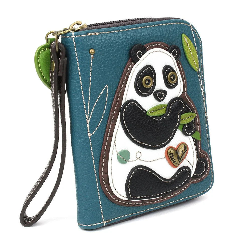 Zip Around Wallet New Panda