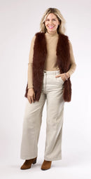 Shaggy Fur Tunic Vest