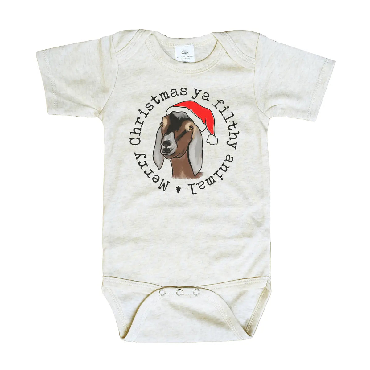 Filthy Animal Christmas Goat Onesie