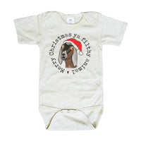 Filthy Animal Christmas Goat Onesie