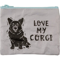 Love My Corgi Zipper Wallet