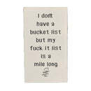 Bucket/Fuckit List Magnet