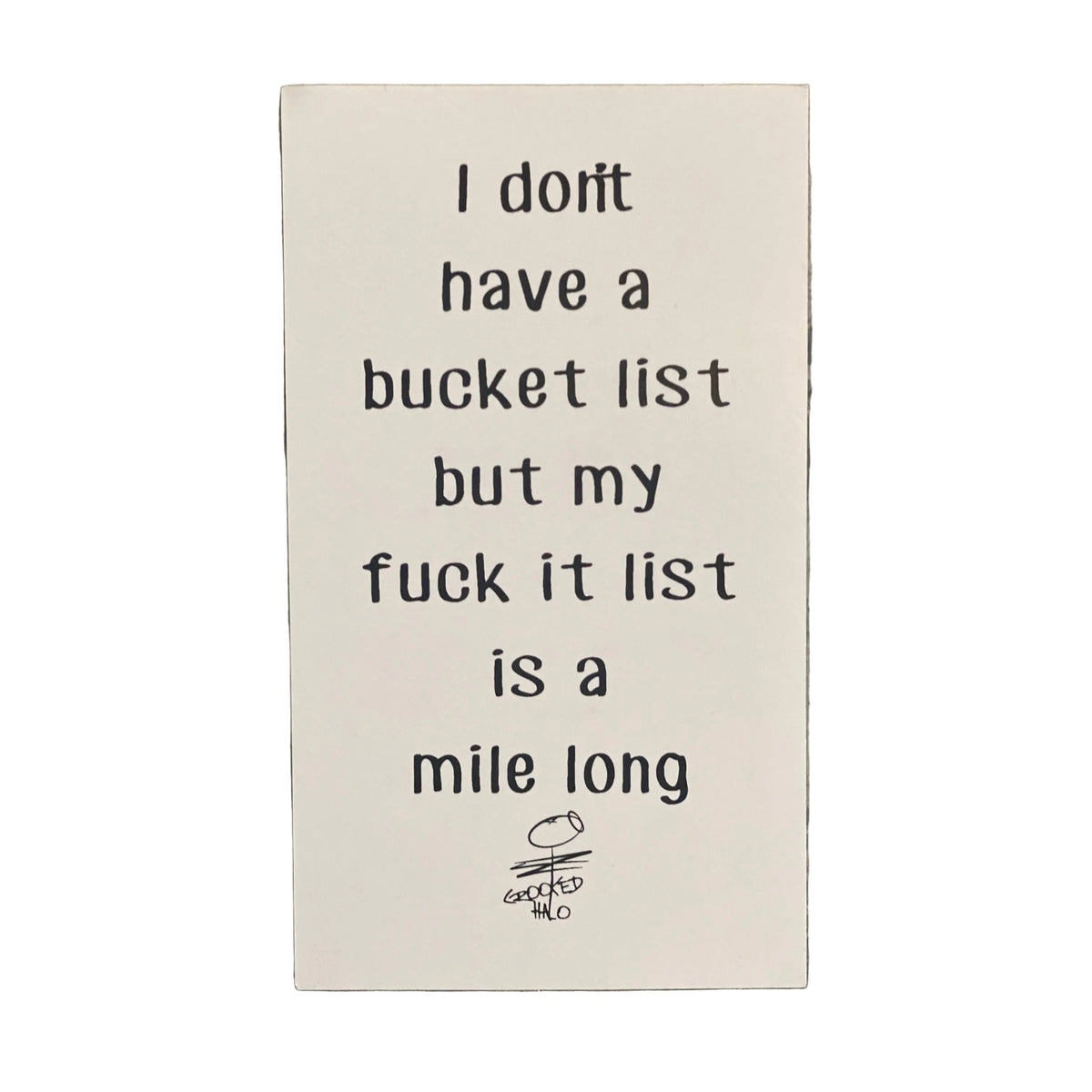 Bucket/Fuckit List Magnet