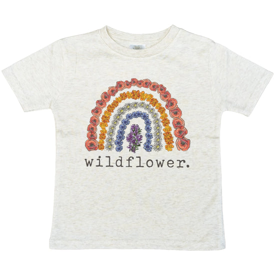 "Wildflower" Rainbow Kids Tee