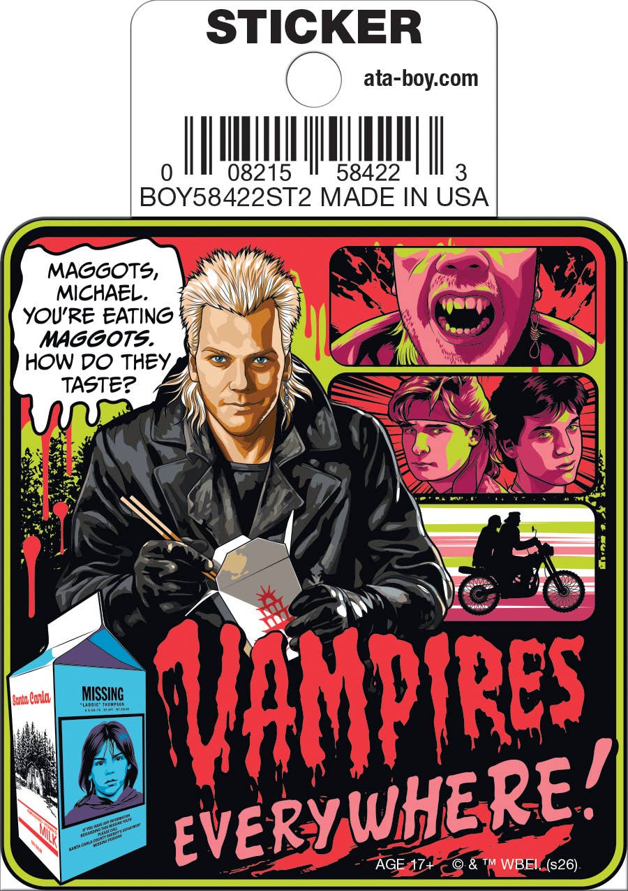 Horror Movies Lost Boys Vampires Everywhere Die Cut Stickers