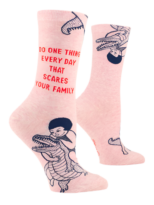 Scares Your Family Crew Socks