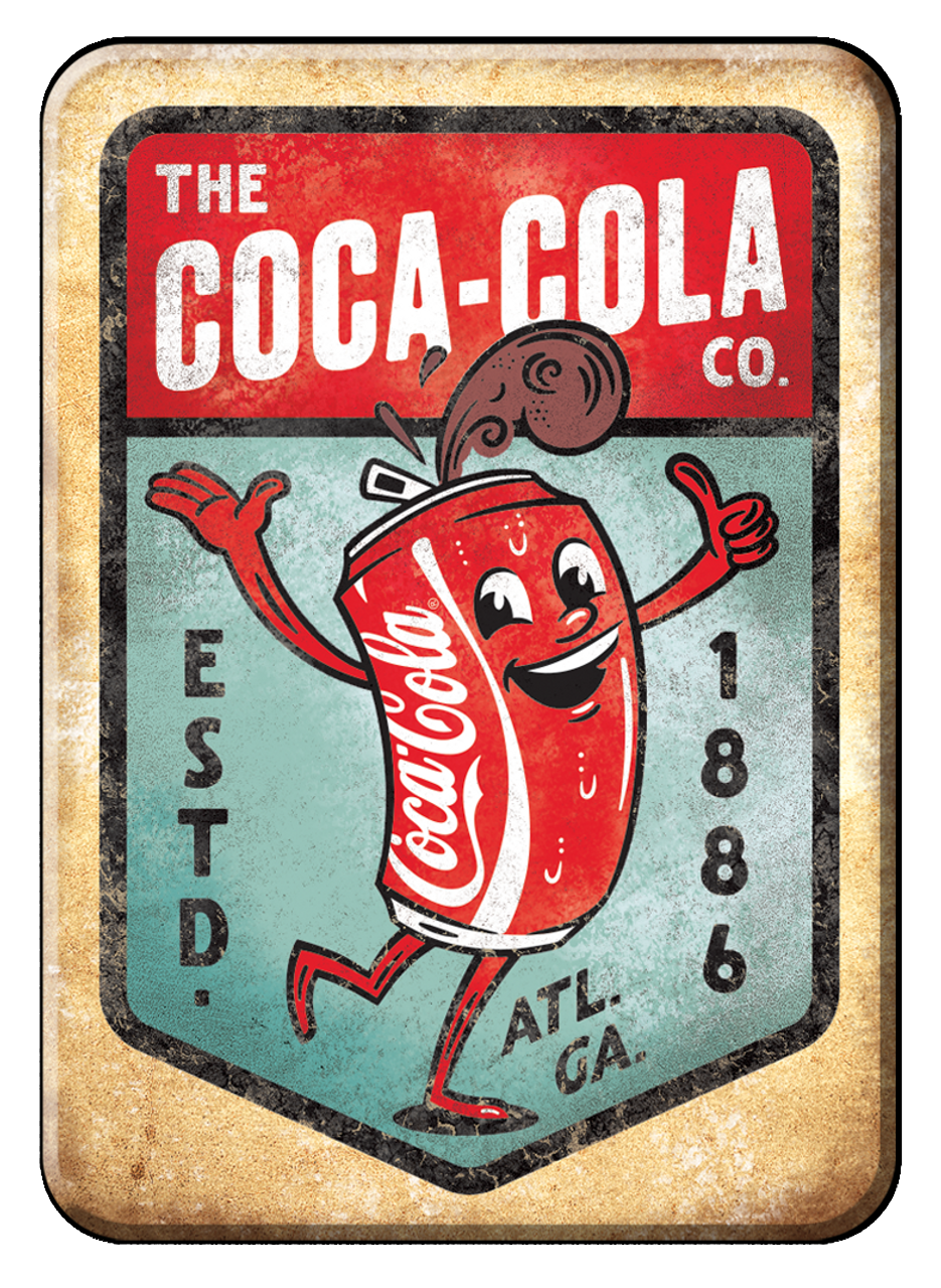Magnet: Coke Dancing Can