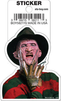 Horror Movies Freddy Krueger Die Cut 3" Vinyl Sticker