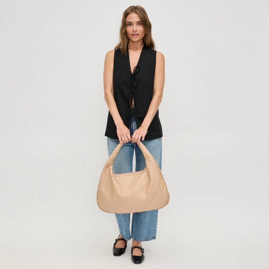 Woven Hobo Weekend Tote