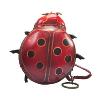 Ladybug Wristlet Leather Coin Purse Wallet