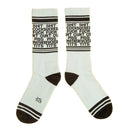 Dirty Words Gym Crew Socks
