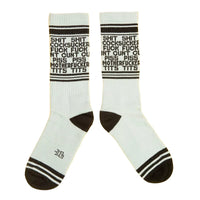 Dirty Words Gym Crew Socks