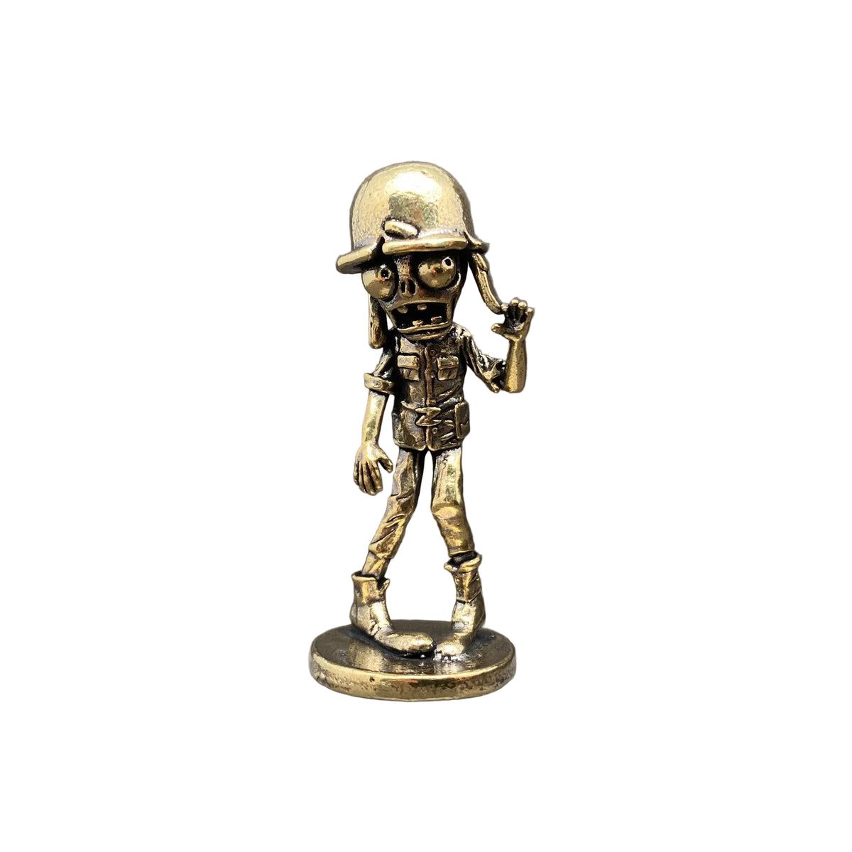 Brass Zombie Soldier Crafts Decoration Desktop Ornaments
