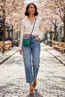 Two Toned Cross Body Bag