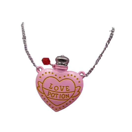Love Potion Heart Bottle Necklace