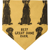 Great Dane/Love My Human Large Pet Bandana