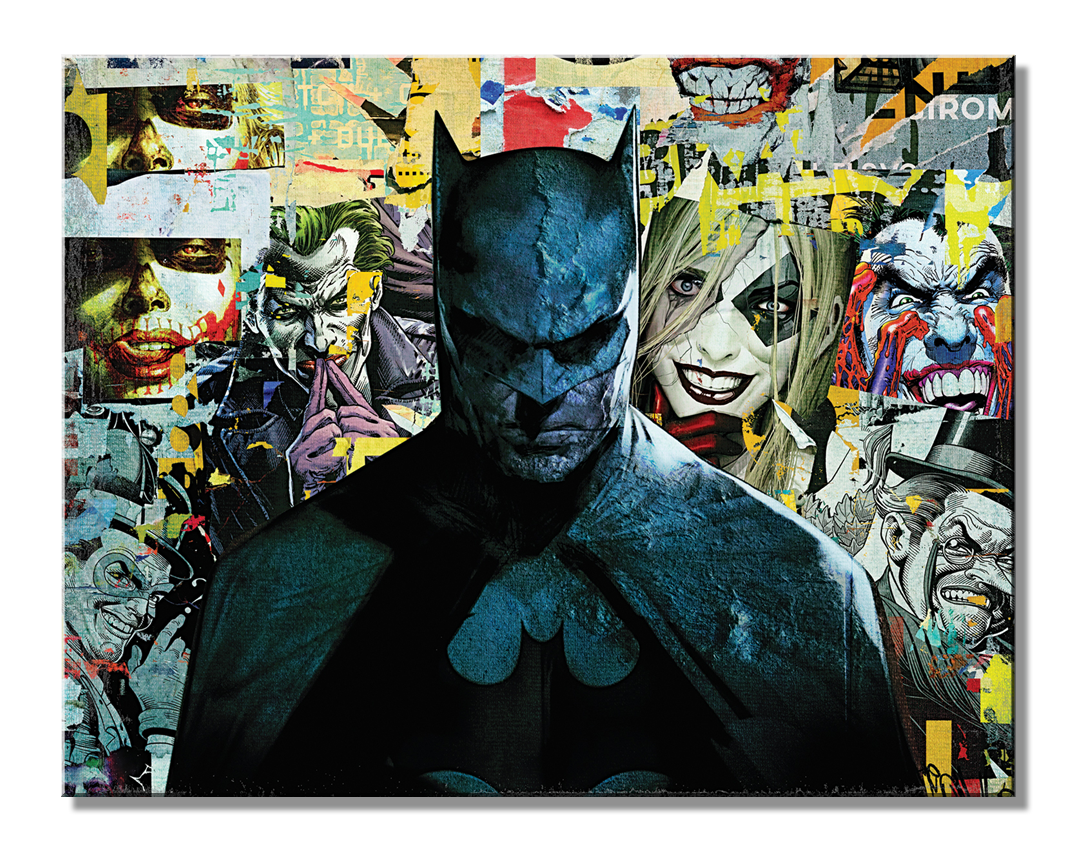 DC Batman Collage Tin Sign