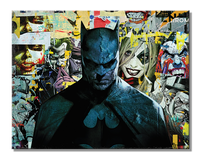 DC Batman Collage Tin Sign