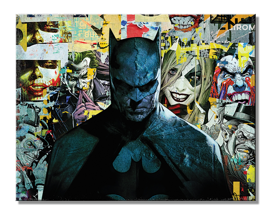 DC Batman Collage Tin Sign