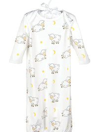 Lovie the Lamb Bamboo Sack Gown