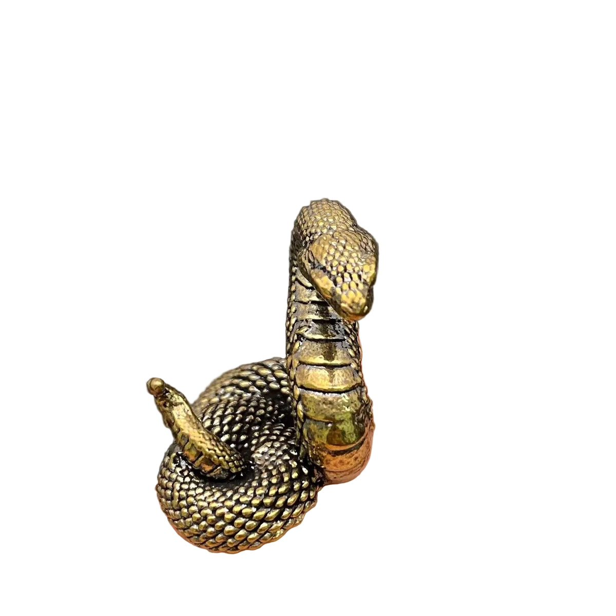Brass Python Snake Crafts Desktop Ornaments Decoration