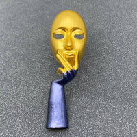 Mystery Mask Brooch