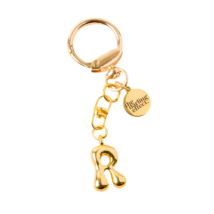 Bubble Letter Keychain Bag Charm