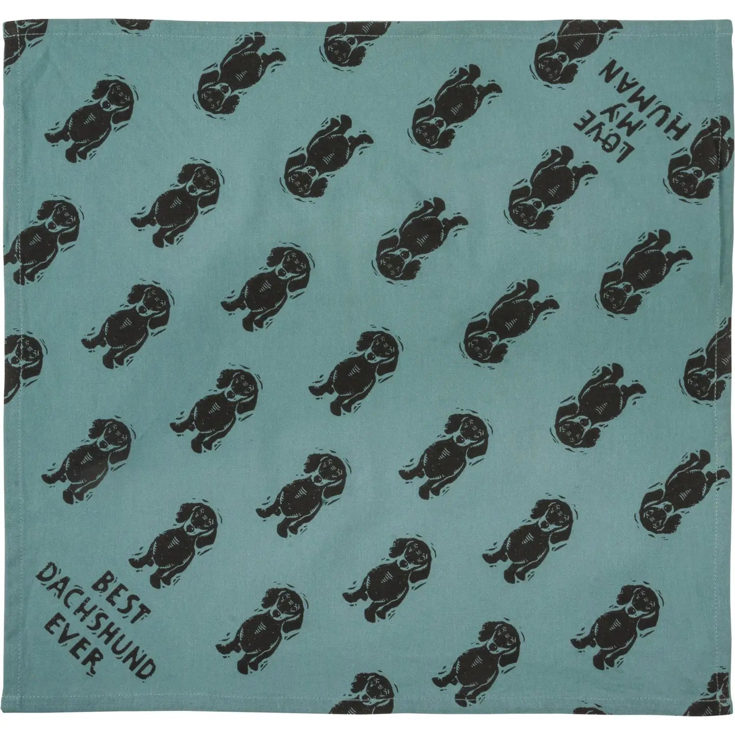Dachshund/Love My Human Small Pet Bandana