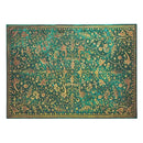 Emerald Flower Document Folder