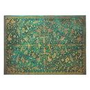 Emerald Flower Document Folder