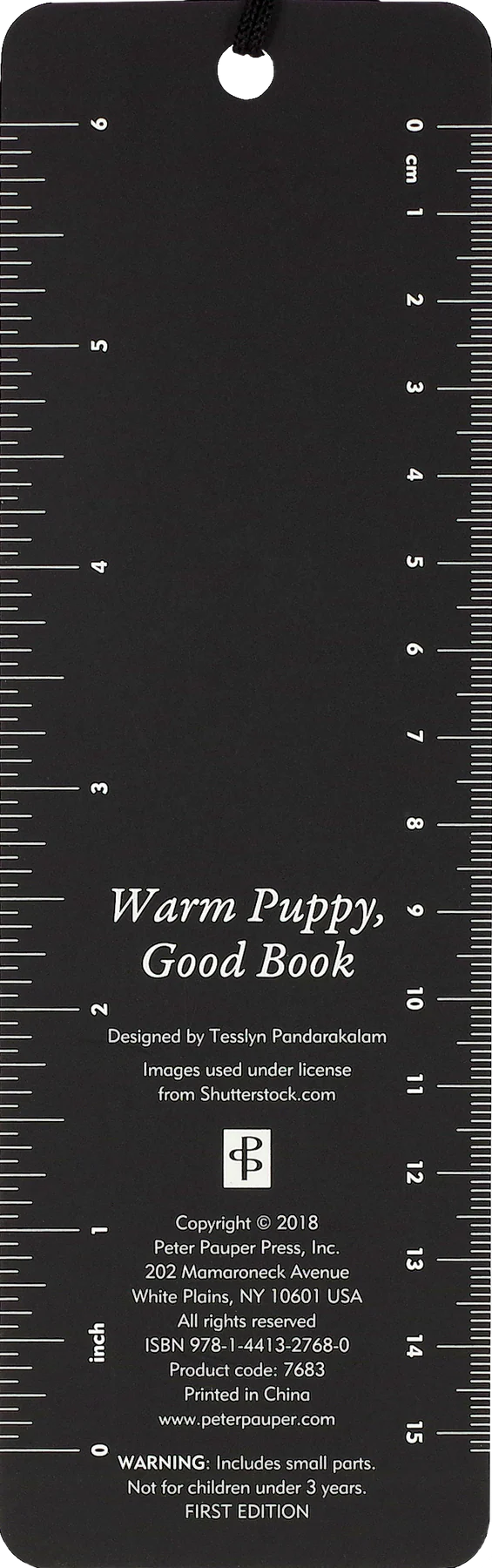 Warm Puppy Good Book Beaded Bookmark