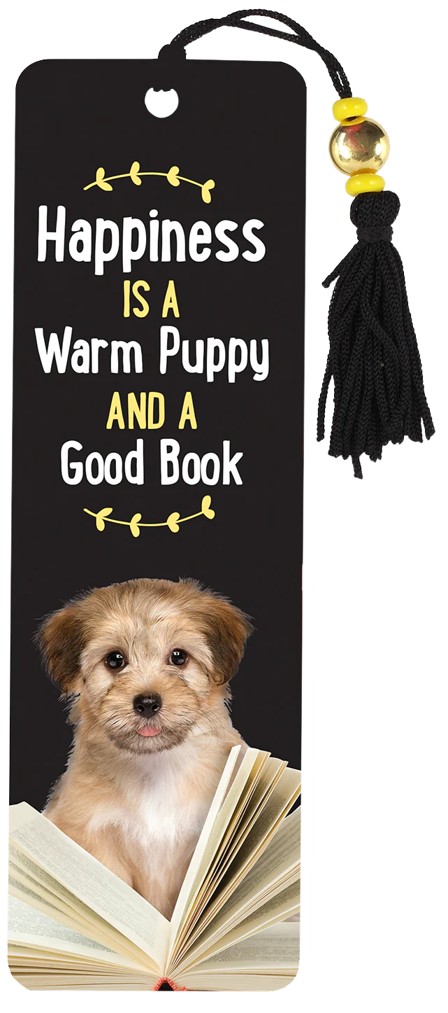 Warm Puppy Good Book Beaded Bookmark