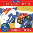 My First Color-by-Sticker Book - Monster Trucks