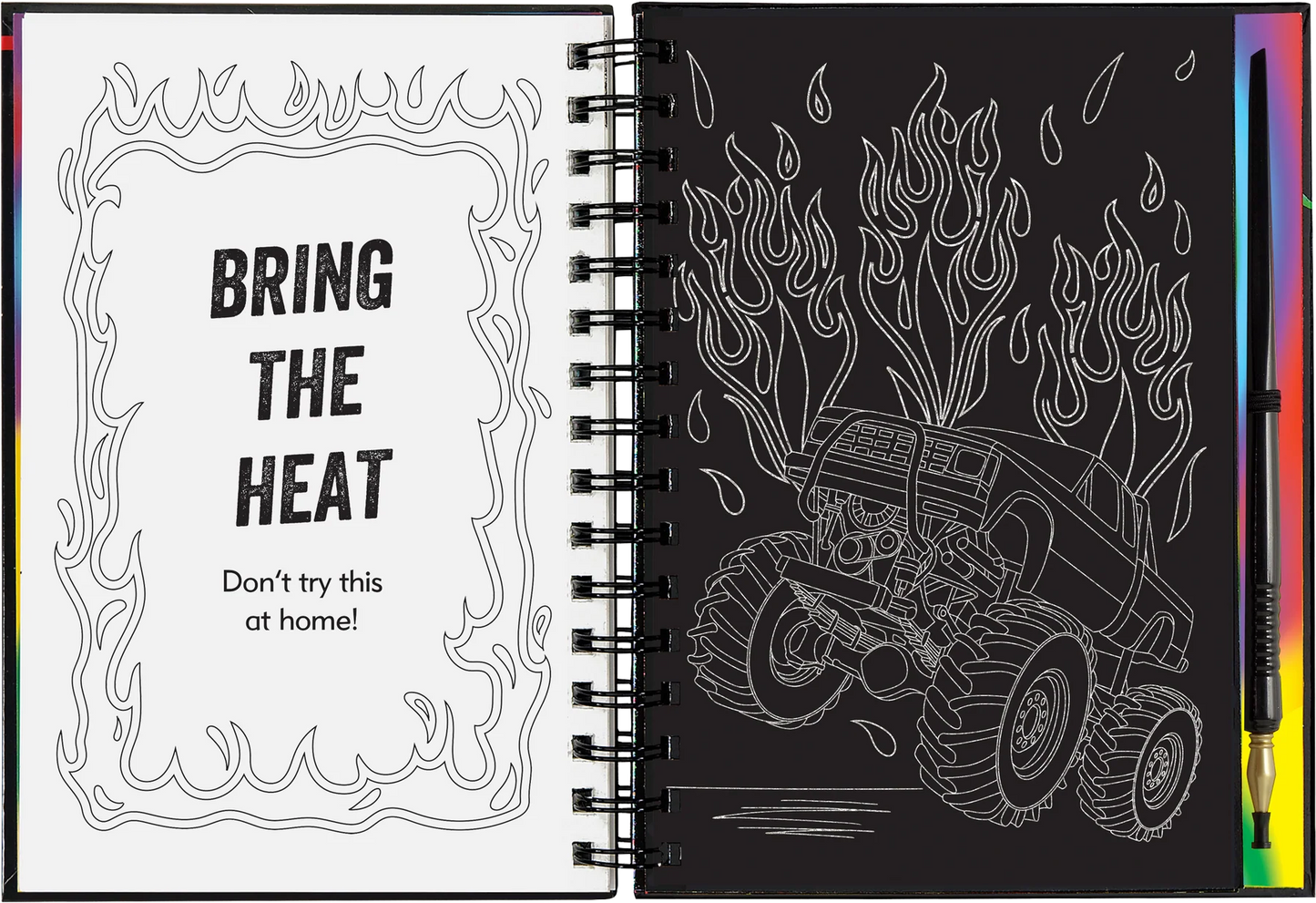 Extreme! Monster Trucks Scratch and Sketch