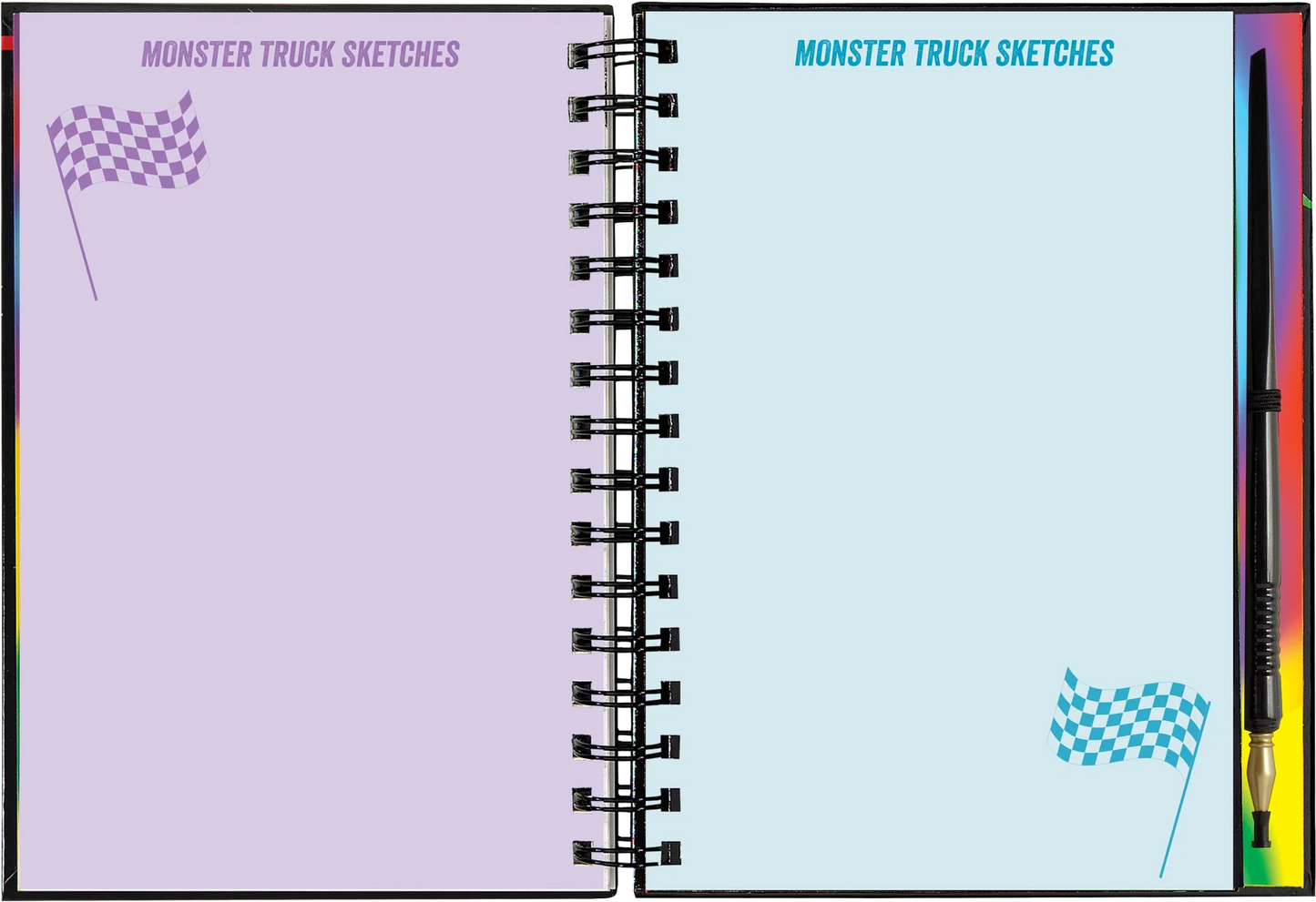 Extreme! Monster Trucks Scratch and Sketch