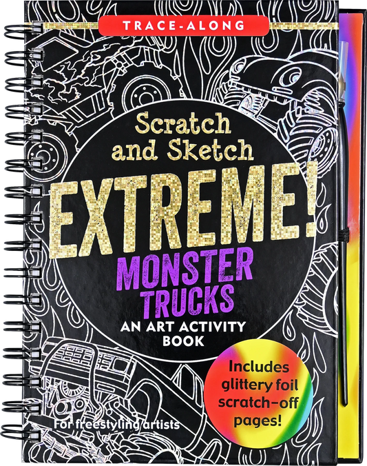 Extreme! Monster Trucks Scratch and Sketch