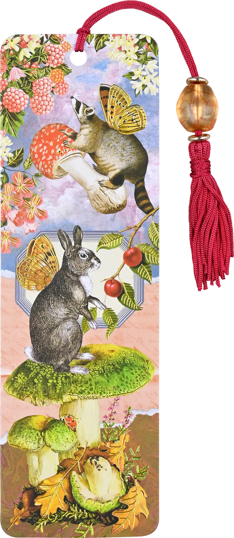 Ephemera Beaded Bookmark