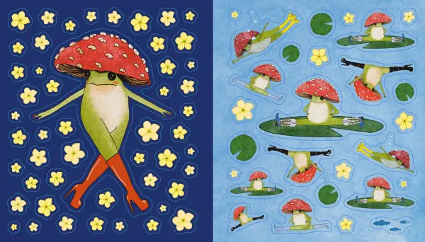 The Little Frog Sticker Book