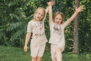 Oatmeal Shorts Casual Play Add-on Lounge Set