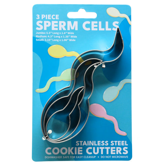 3 Piece Sperm - Cookie Cutter Sets