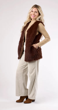 Shaggy Fur Tunic Vest