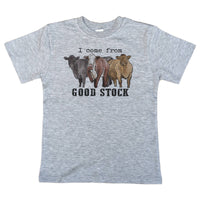 I Come From Good Stock Kid Tee